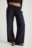 Wide Waistband Trackpant, NTN WASHED BLACK/PURPLE SPRAY - alternate image 2