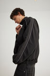 Half Half Shell Jacket, BLACK/GREY PIPING - alternate image 4