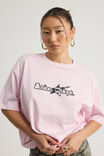Oversized Graphic Tee, PINK ICE/ILLUSION DEPT - alternate image 4