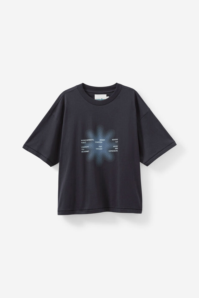 Open Gallery Box Fit Tshirt, OG ICED LAGOON/MOVES NEW EXPRESSIONS