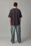 Half Half Baggy Cargo Jean, TINTED INDIGO - alternate image 3