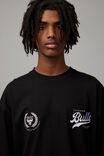 Essential Nba T Shirt, LCN NBA BLACK/CHICAGO BULLS CREST - alternate image 4