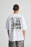 Half Half Heavyweight Box Fit Graphic Tshirt, HH WHITE/JEWELLERY BOX - alternate image 3
