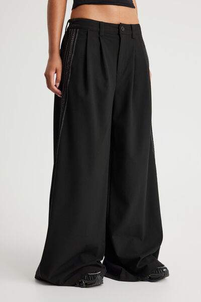 Jumbo Dress Pant, BLACK
