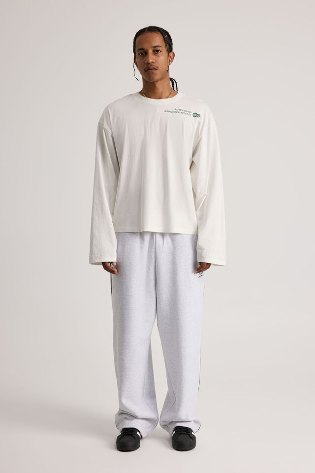 Open Gallery Cropped Long Sleeve Tshirt, OG CLOUD/ACUTE PINE