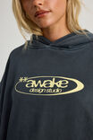 Chloe Hoodie, WASHED NAVY/AWAKE - alternate image 4