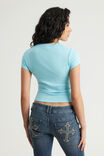 Fitted Graphic Tee, LAGUNA BLUE/HOT & EVIL - example image 3