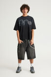 Notion Vintage Graphic Tshirt, NTN WASHED BLACK/SYMMETRICAL DRAGONS - example image 4