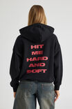 Lcn Music Slouchy Hoodie, LCN BRA BLACK/BILLIE  EILISH - alternate image 3