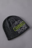 Notion Acid Wash Logo Beanie, NOTION ACID WASH BLK W EMB - example image 1