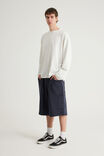 Baggy Track Short, HH NAVY BLAZER/UTILITY - example image 1