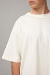 Boxy Cropped Tshirt, EGGSHELL - alternate image 4