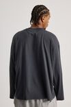 Boxy Long Sleeve Tshirt, WASHED SLATE - alternate image 3