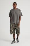 Baggy Track Short, WASHED BUSH CAMO - alternate image 2