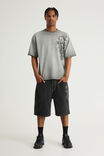 Notion Vintage Graphic Tshirt, NTN WASHED BLACK/SKULL N CROSS - example image 2
