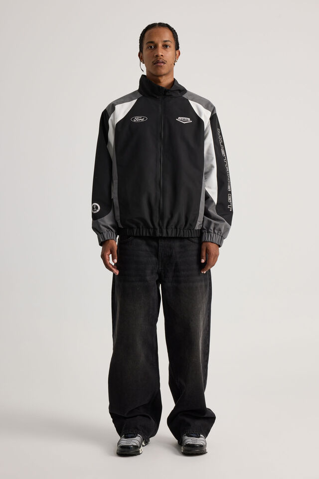 Ford Track Jacket, LCN FORD BLACK/FORD RACING
