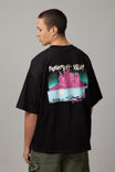 Heavy Weight Box Fit Graphic Tshirt, HH BLACK/MONUMENT VALLEY - alternate image 1