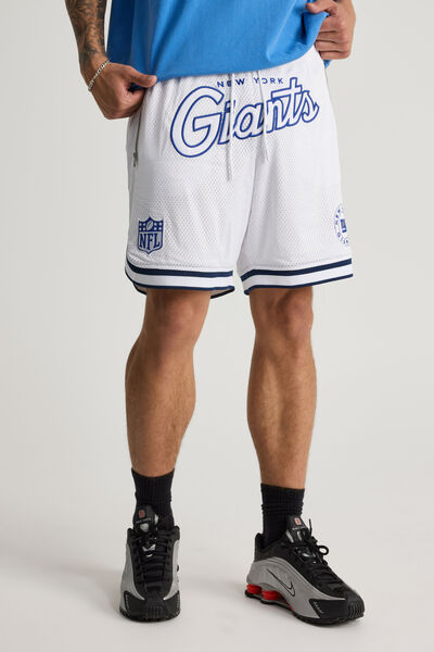 Nfl Basketball Short, LCN NFL WHITE/GIANTS