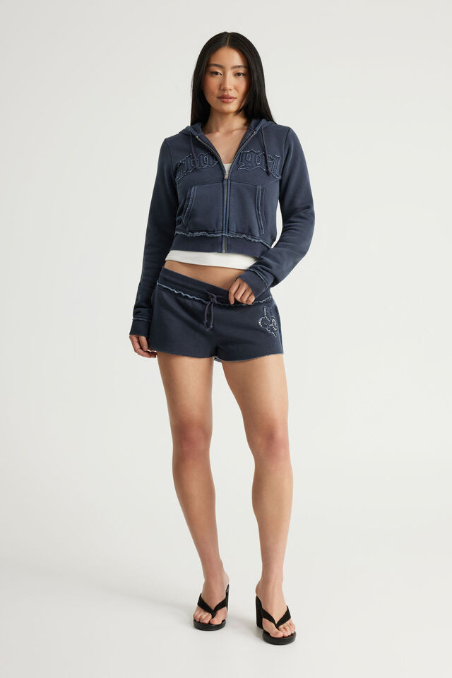 Fleece Mini Short, NTN WASHED SEAL