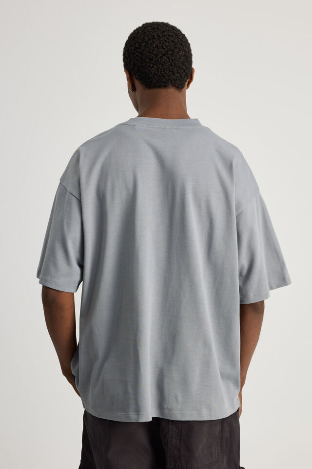Heavyweight Box Fit Nfl Tshirt, LCN NFL CONCRETE/RAIDERS WORLDWIDE