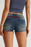 Tumblr Low Rise Booty Short, NIGHT SHIFT BLUE STAR - example image 3