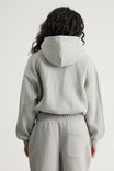 Notion Boxy Hoodie, NTN GREY MARLE/RHINESTONE CYBER - example image 3