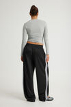 Open Gallery Wide Leg Track Pant, OG BLACK - alternate image 3