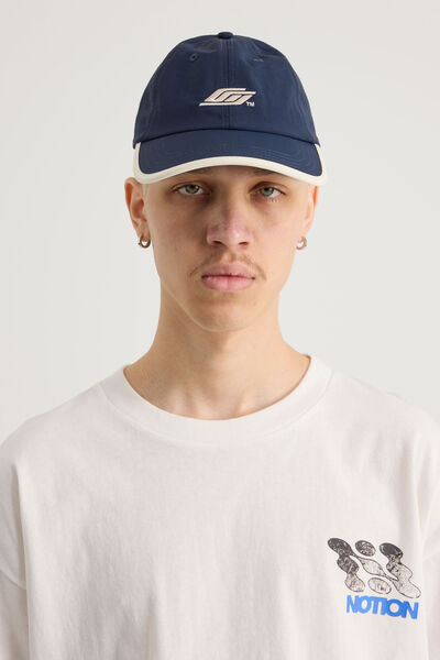 Open Gallery Nylon Dad Cap, SEAL CREAM
