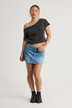 Everyday Denim Skirt, SUMMER SEA BLUE - alternate image 2