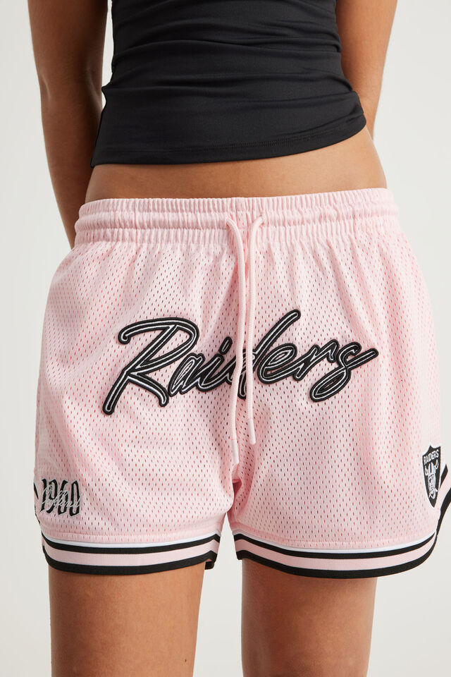 Lcn Nfl Field Short, LCN NFL PINK/BLACK/RAIDERS CLASSIC