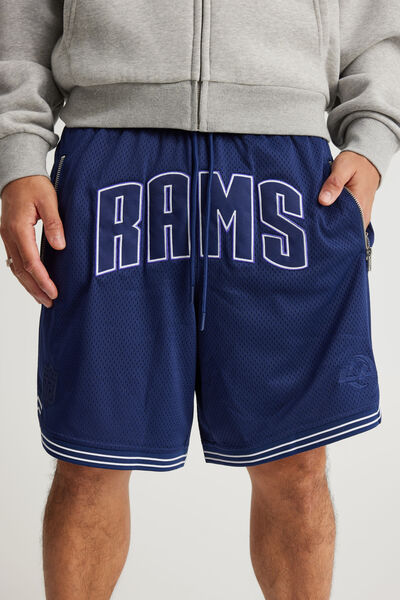 Nfl Basketball Short, LCN NFL NAVY/LOS ANGELES RAMS
