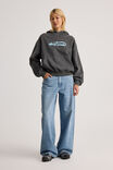 Chloe Hoodie, WASHED BLACK/LOVER STUDIO - alternate image 2