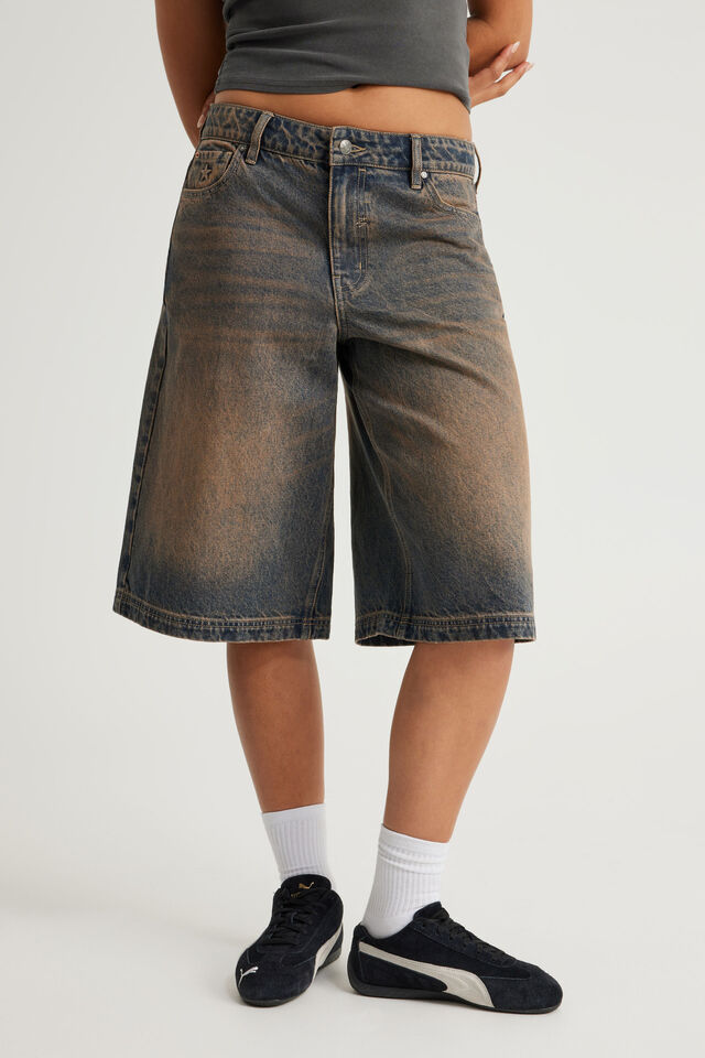 Mega Baggy Jort, DIRTY PEACH