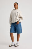 Harley Slouchy Hoodie, DOVE GREY/7BALL CHERRY - alternate image 4