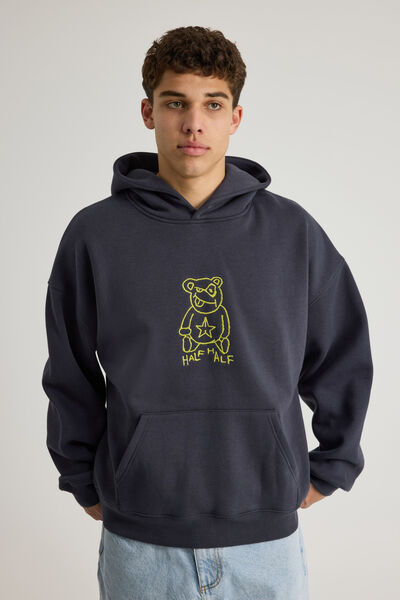 Half Half Hoodie, HH SEAL/TEDDY