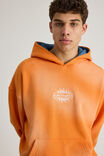 Half Half Hoodie, HH WASHED BURNT APRICOT/ICARUS - alternate image 4