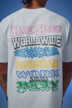 Half Half Heavyweight Core Fit Tshirt, HH WHITE/STACKER - example image 5