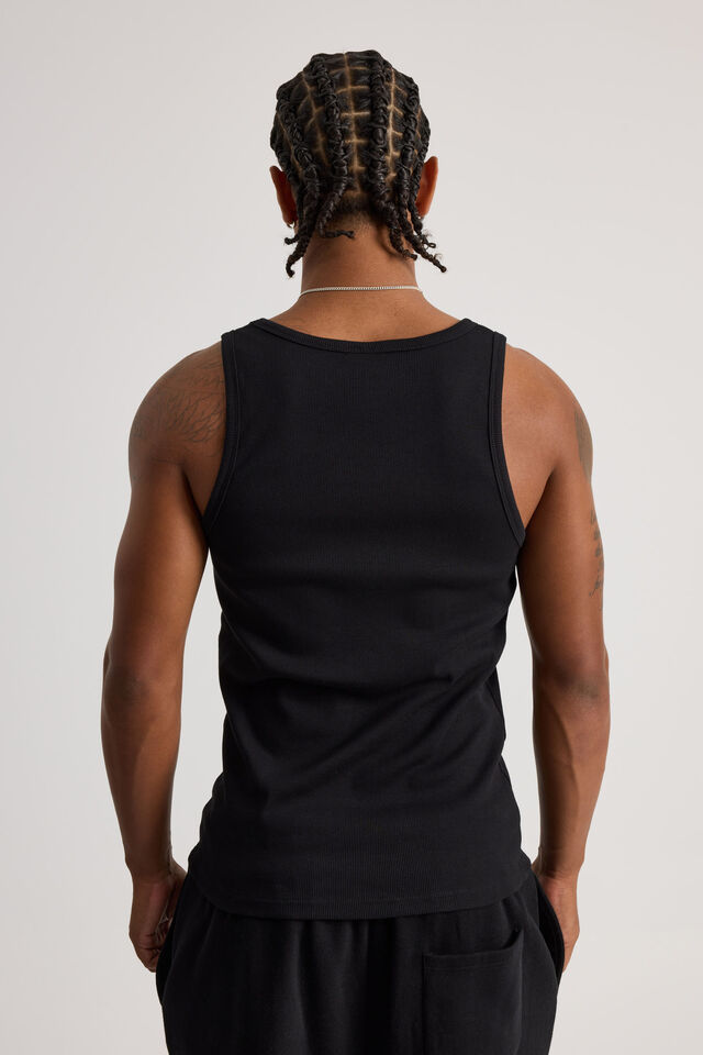 Rib Tank, BLACK