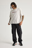 Half Half Straight Cargo Pant, BLACK - alternate image 2