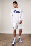 Oversized College Crew, LCN PIT SILVER MARLE/PITTSBURGH