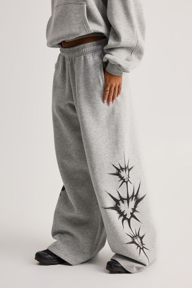 Ultra Baggy Trackpant, GREY MARLE/HAVEN