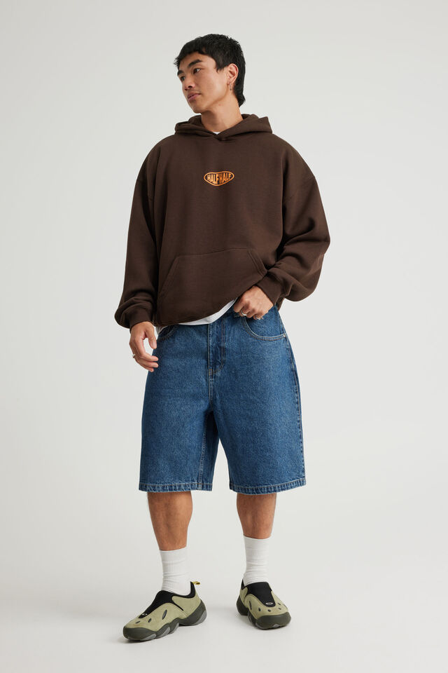 Half Half Classico Denim Short, ARIZONA BLUE