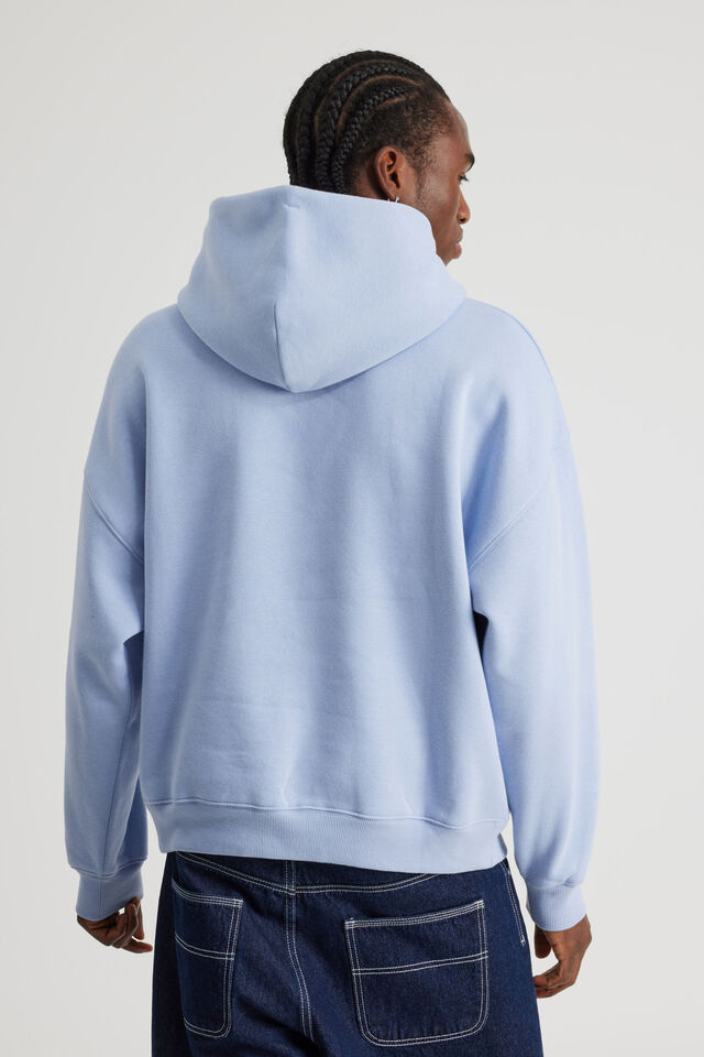 Half Half Hoodie, HH BLUE CHALK/WIPEOUT