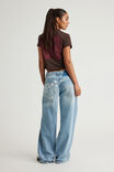 Mid Rise Baggy Jean, CYBER SKY - alternate image 3