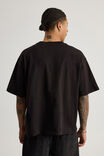 Half Half Box Fit Graphic T Shirt, HH BLACK/FRAGMENT BRICKS - alternate image 3