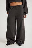Classic Wide Leg Trackpant, WASHED TRUE BLACK - alternate image 2