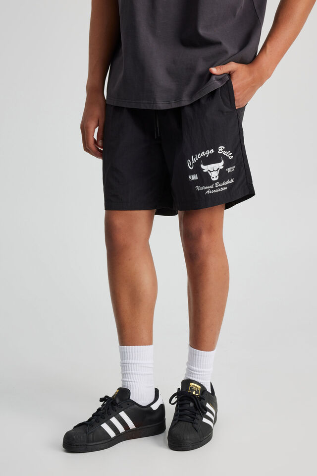 Nba Street Short, LCN NBA BLACK/CHICAGO BULLS PREP