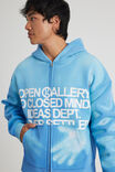 Open Gallery Heat Reactive Zip Thru Hoodie, OG MEDITERRANEAN BLUE/IMPRINT - alternate image 5