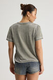 Notion Regular Graphic Tshirt, NTN PORTLAND MOSS BURNOUT - alternate image 3