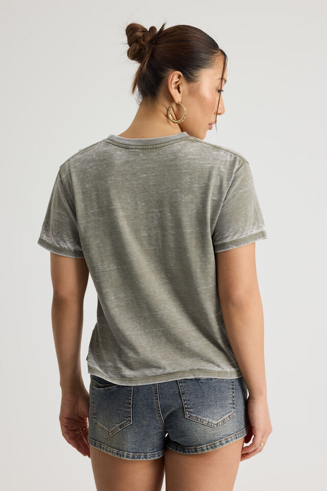 Notion Regular Graphic Tshirt, NTN PORTLAND MOSS BURNOUT